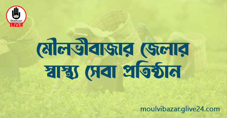 মৌলভীবাজার জেলার স্বাস্থ্য সেবা প্রতিষ্ঠান