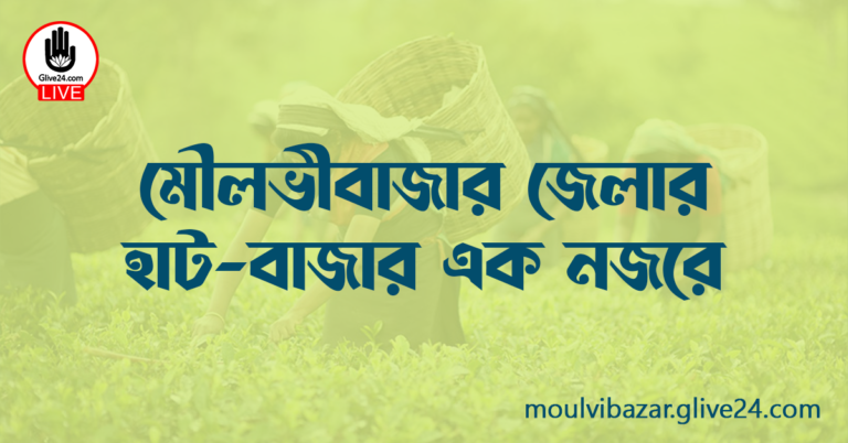 মৌলভীবাজার জেলার হাট-বাজার